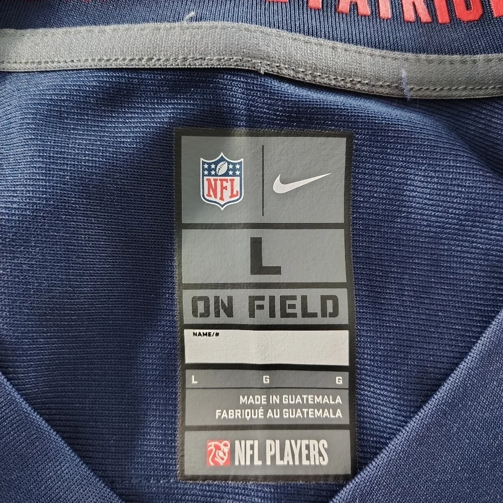 Nike New England Patriots Mac Jones Player Game Shirt Large - Picture 11 of 12